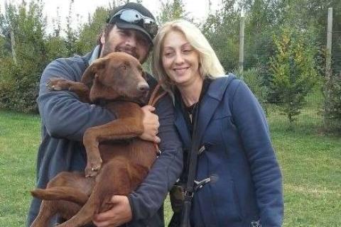 Patrick con la famiglia
